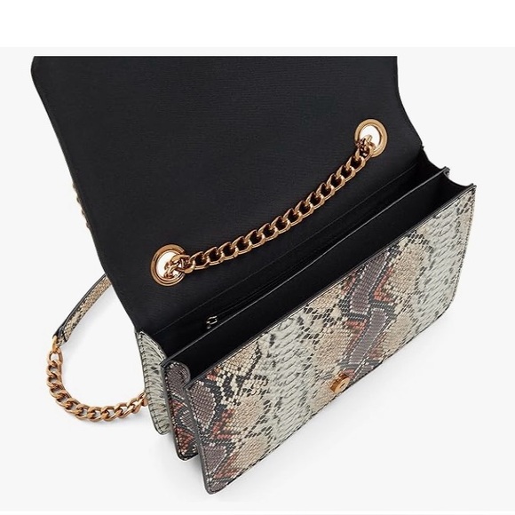 ALDO Snake Print Chain Border Crossbody Bag NWT - Picture 8 of 8